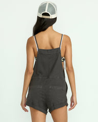 Wild Pursuit Romper - Off Black