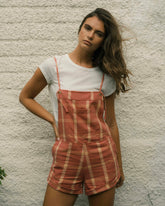 Wild Pursuit Romper - Plaid