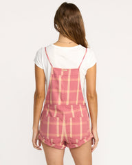 Wild Pursuit Romper - Plaid