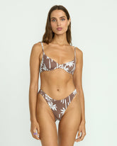 Sunset Canyon Demi Underwire Bikini Top - Nutmeg