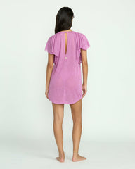 Out For Waves Coverup Dress - Bright Rose