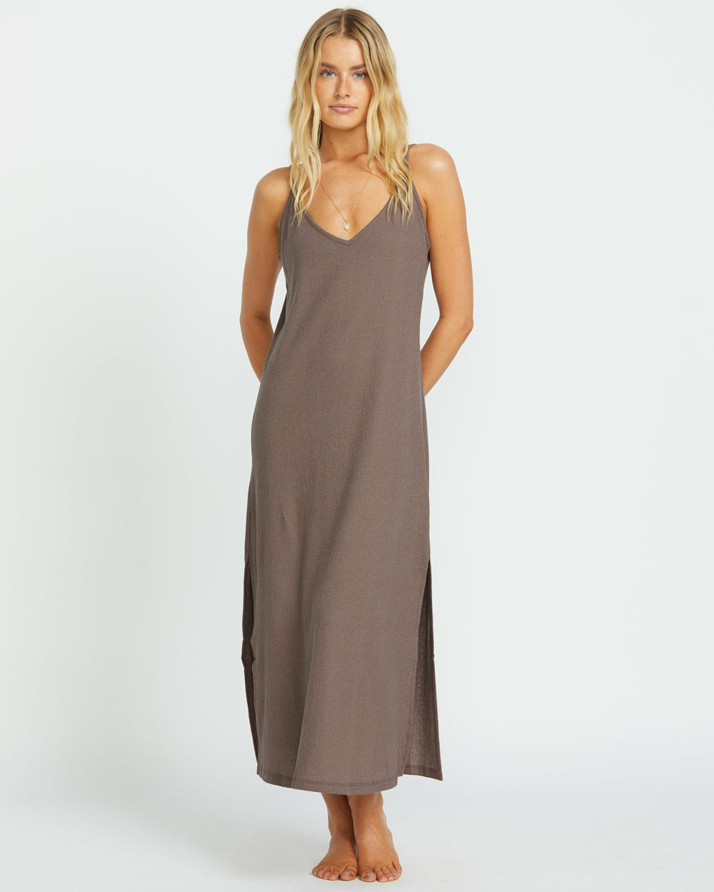 Night Waves Midi Dress - Kona