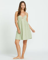 In A Twist Dress - Pistachio