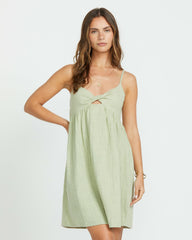 In A Twist Dress - Pistachio