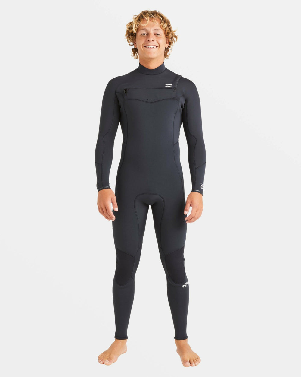 3/2mm Absolute Natural Upcycler GBS Chest Zip Wetsuit - Black