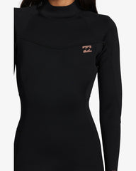 3/2mm Foil GBS Back Zip Wetsuit - Black