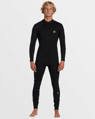 3/2mm Foil GBS Back Zip Wetsuit - Black