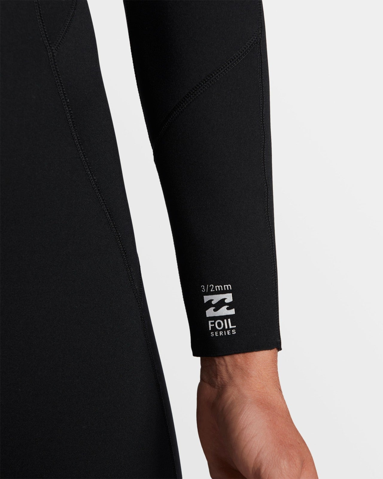 3/2mm Foil GBS Back Zip Wetsuit - Black