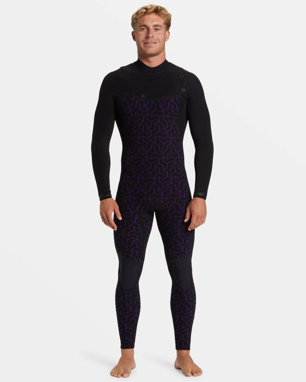 3/2mm Furnace Natural Upcycler GBS Chest Zip Wetsuit - Black