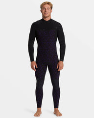 3/2mm Furnace Natural Upcycler GBS Chest Zip Wetsuit - Black
