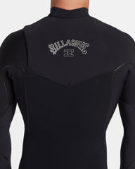 3/2mm Furnace Natural Upcycler GBS Chest Zip Wetsuit - Black