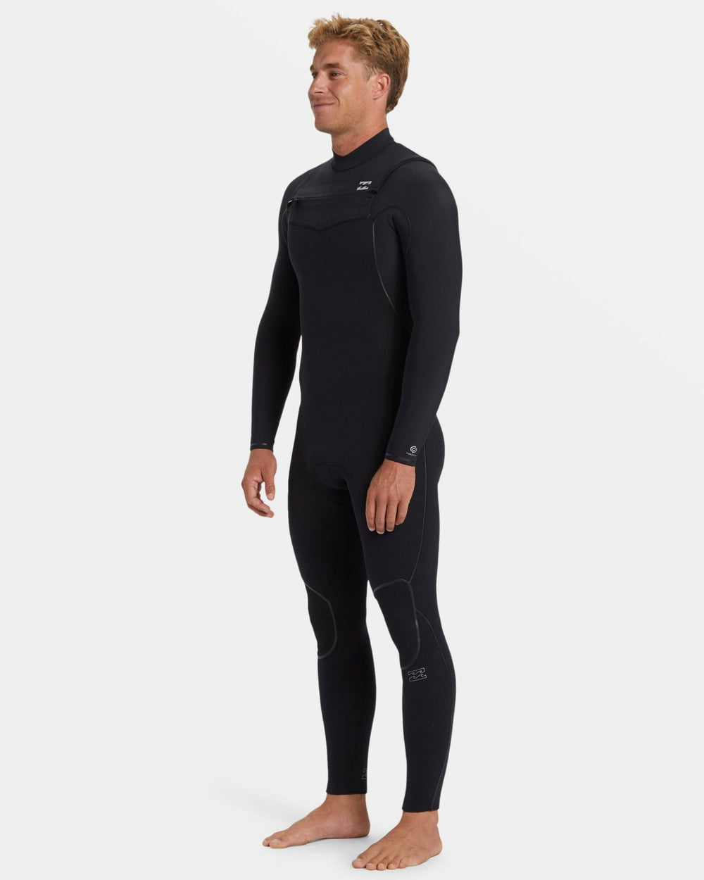 3/2mm Furnace Natural Upcycler GBS Chest Zip Wetsuit - Black