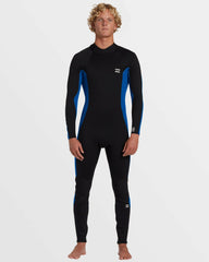 4/3mm Foil GBS Back Zip Wetsuit - Mid Blue