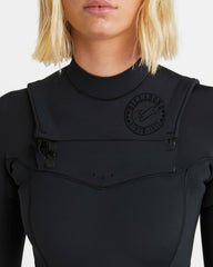 4/3mm Salty Dayz Natural Upcycler GBS Chest Zip Wetsuit - Black