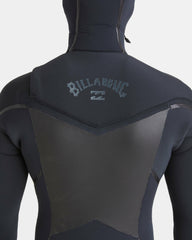 5/4mm Absolute Natural+ Upcycler Welded Chest Zip Hooded Wetsuit - Bla