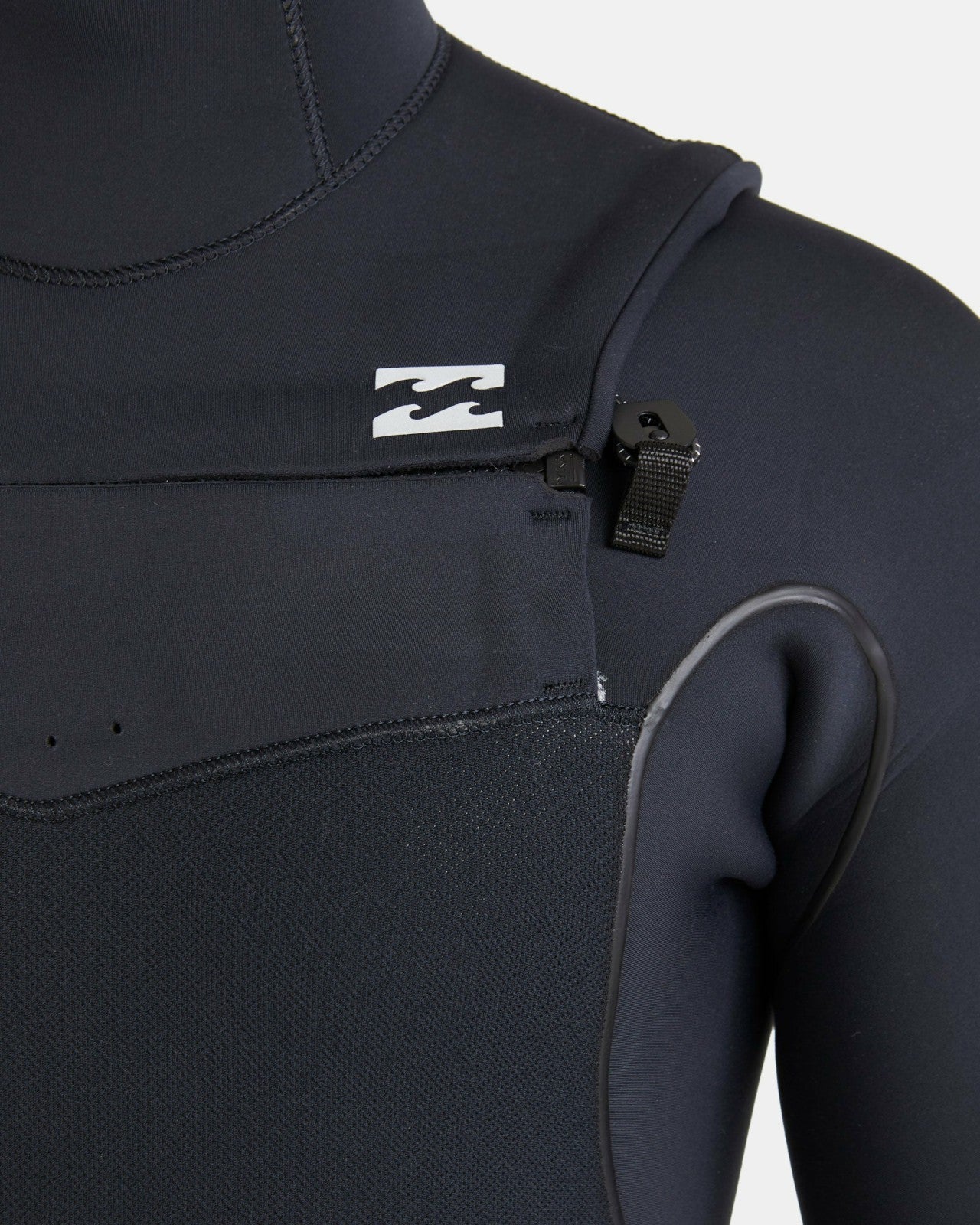 6/5mm Furnace Natural Upcycler Welded Chest Zip Wetsuit - Black