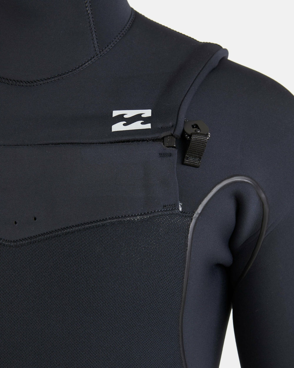 6/5mm Furnace Natural Upcycler Welded Chest Zip Wetsuit - Black