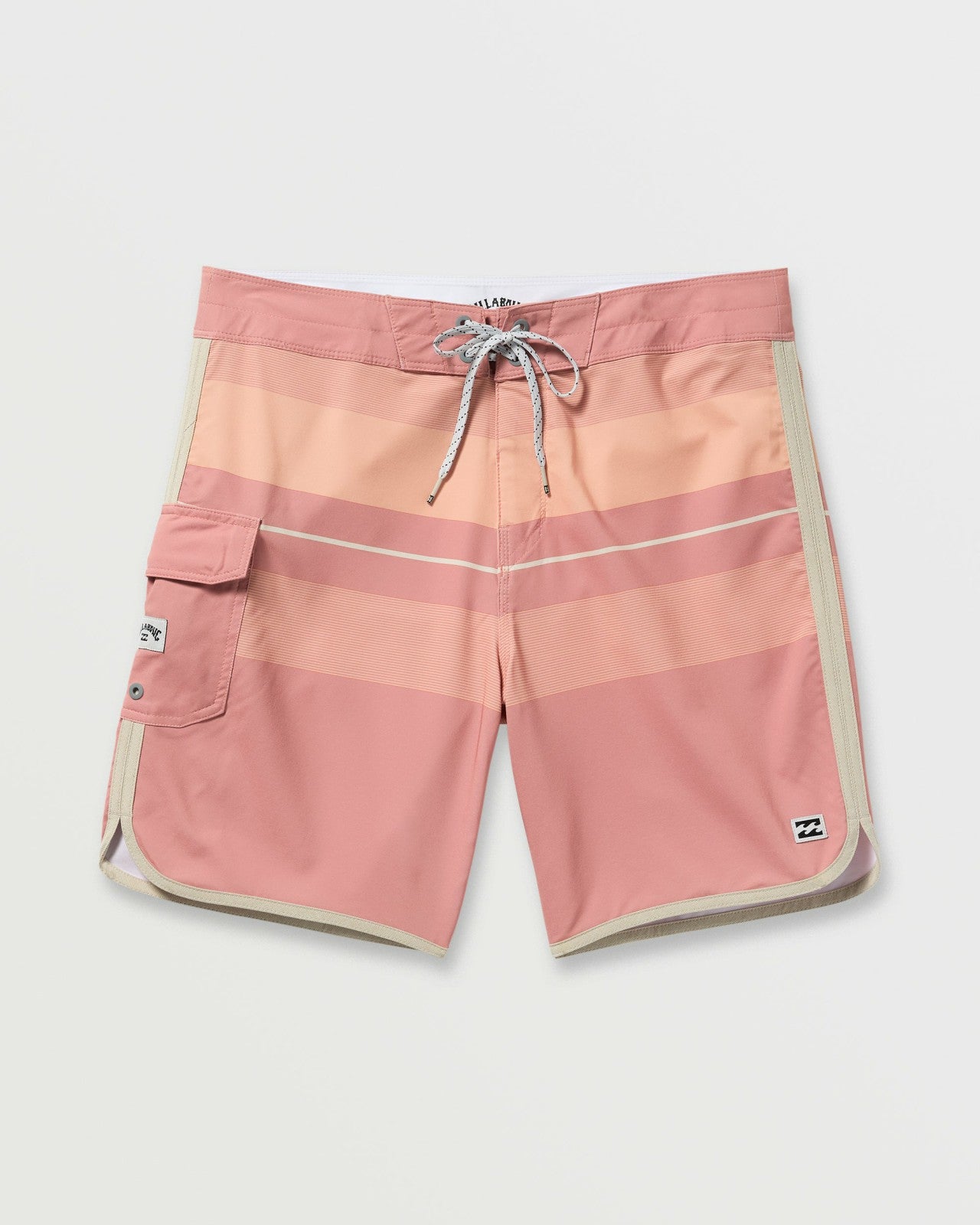 73 Pro Performance 18" Boardshorts - Dusty Pink