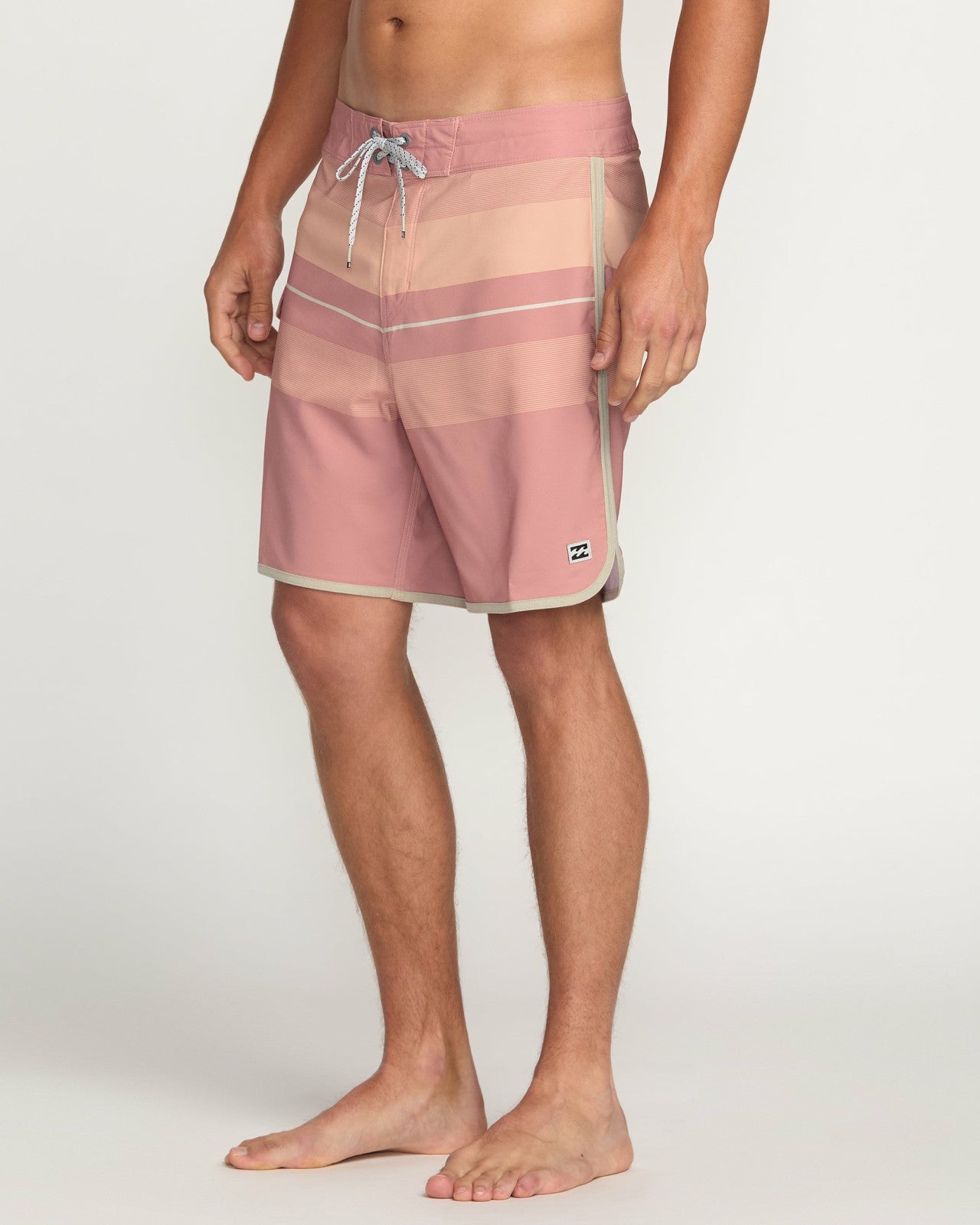 73 Pro Performance 18" Boardshorts - Dusty Pink