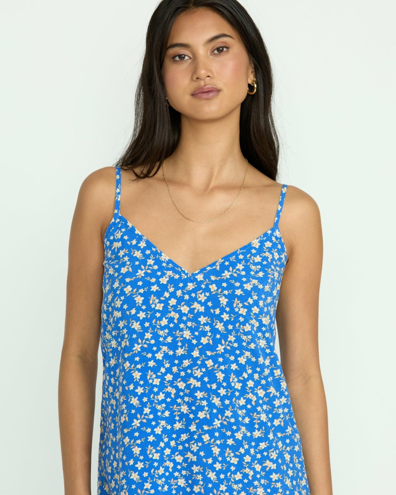 90S Babe Mini Dress - True Blue