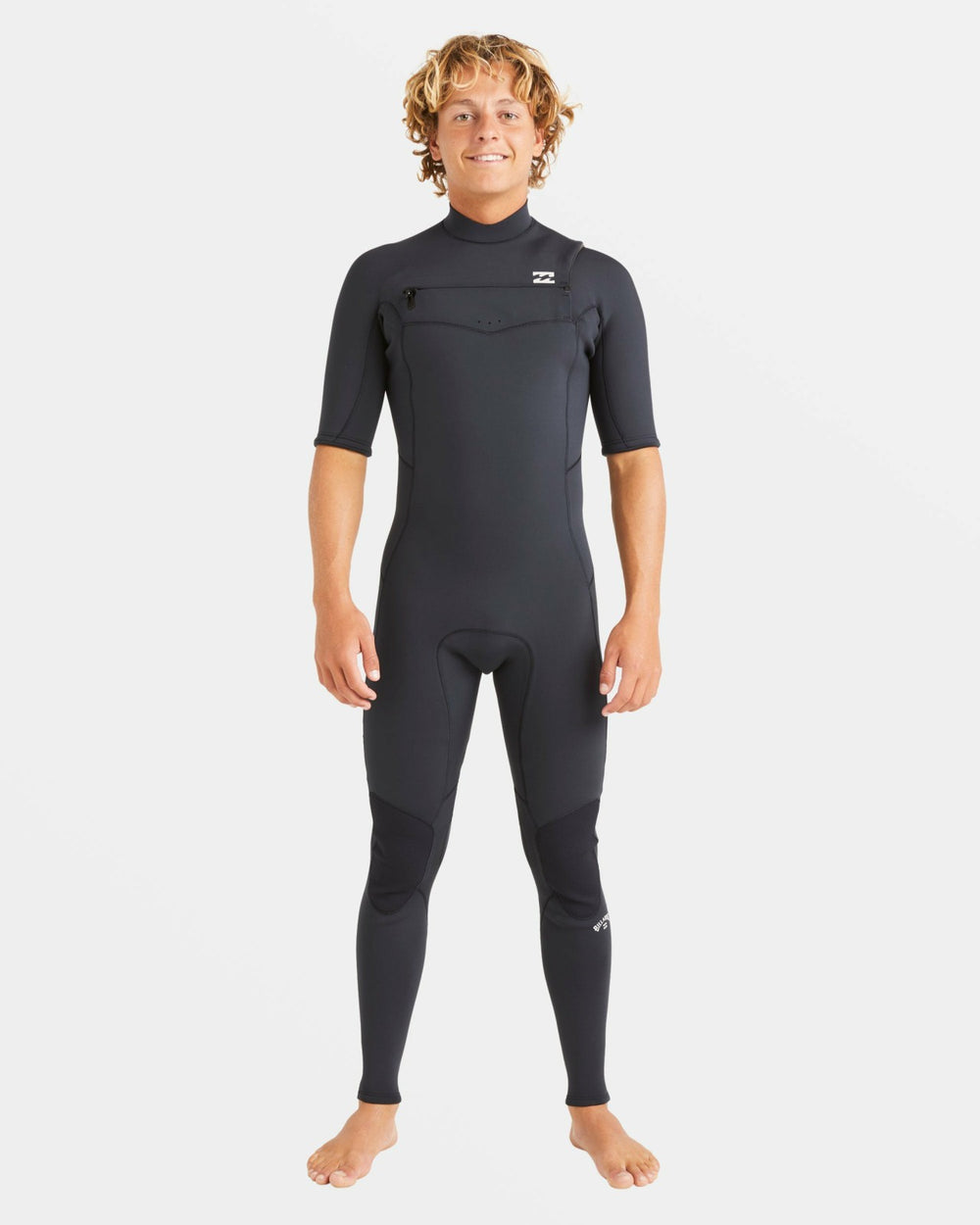 2/2mm Absolute Natural Upcycler GBS Chest Zip Wetsuit - Black