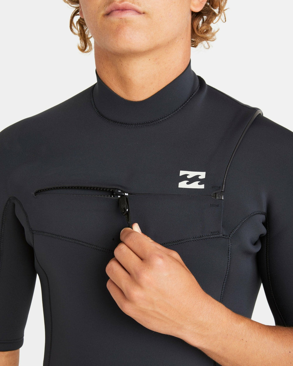 2/2mm Absolute Natural Upcycler GBS Chest Zip Short Sleeve Springsuit