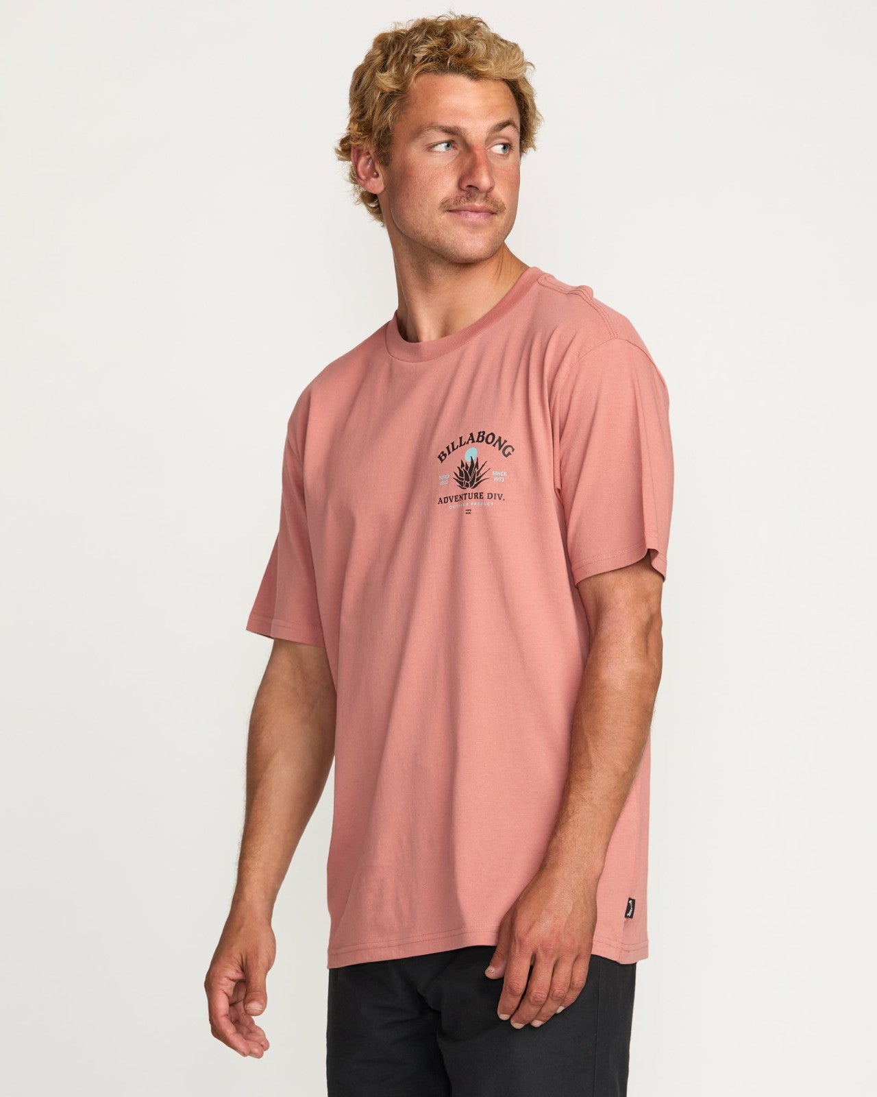 A/Div Agave Tee - Dusty Rose