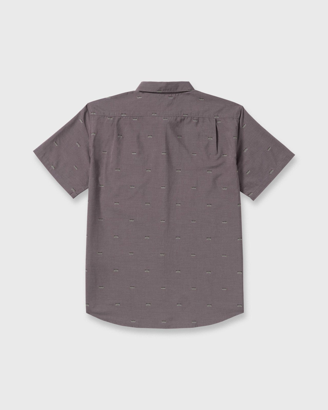 All Day Jacquard Short Sleeve Shirt - Gray Violet