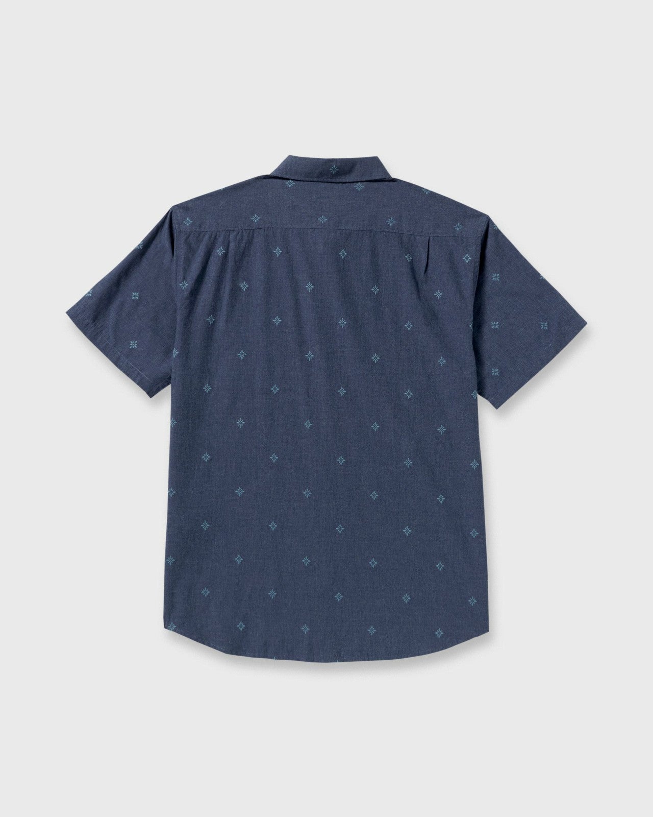 All Day Jacquard Short Sleeve Shirt - Midnight