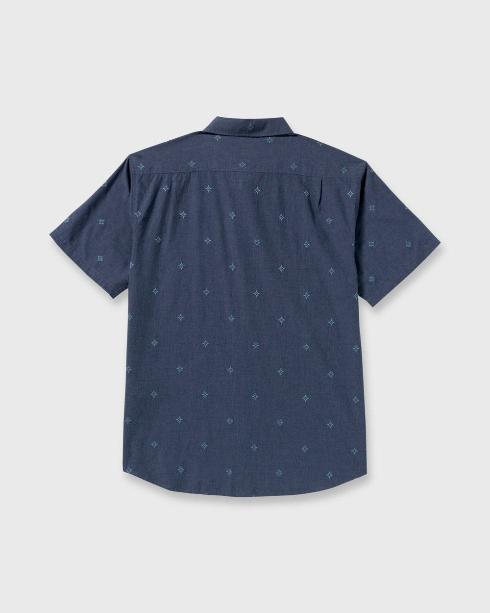 All Day Jacquard Short Sleeve Shirt - Midnight
