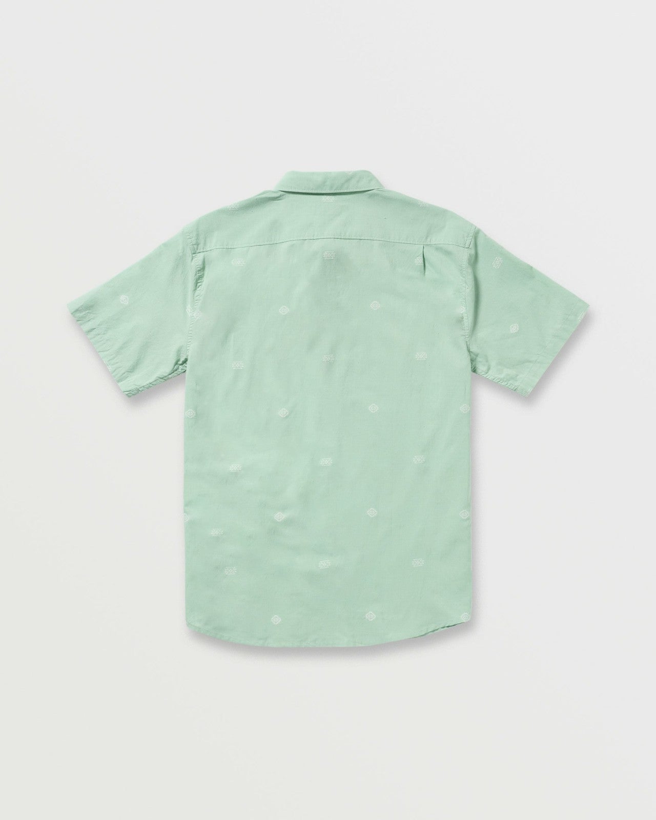 All Day Jacquard Short Sleeve Shirt - Seafoam