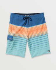 All Day Stripe Pro Performance 20" Boardshorts - Deep Blue