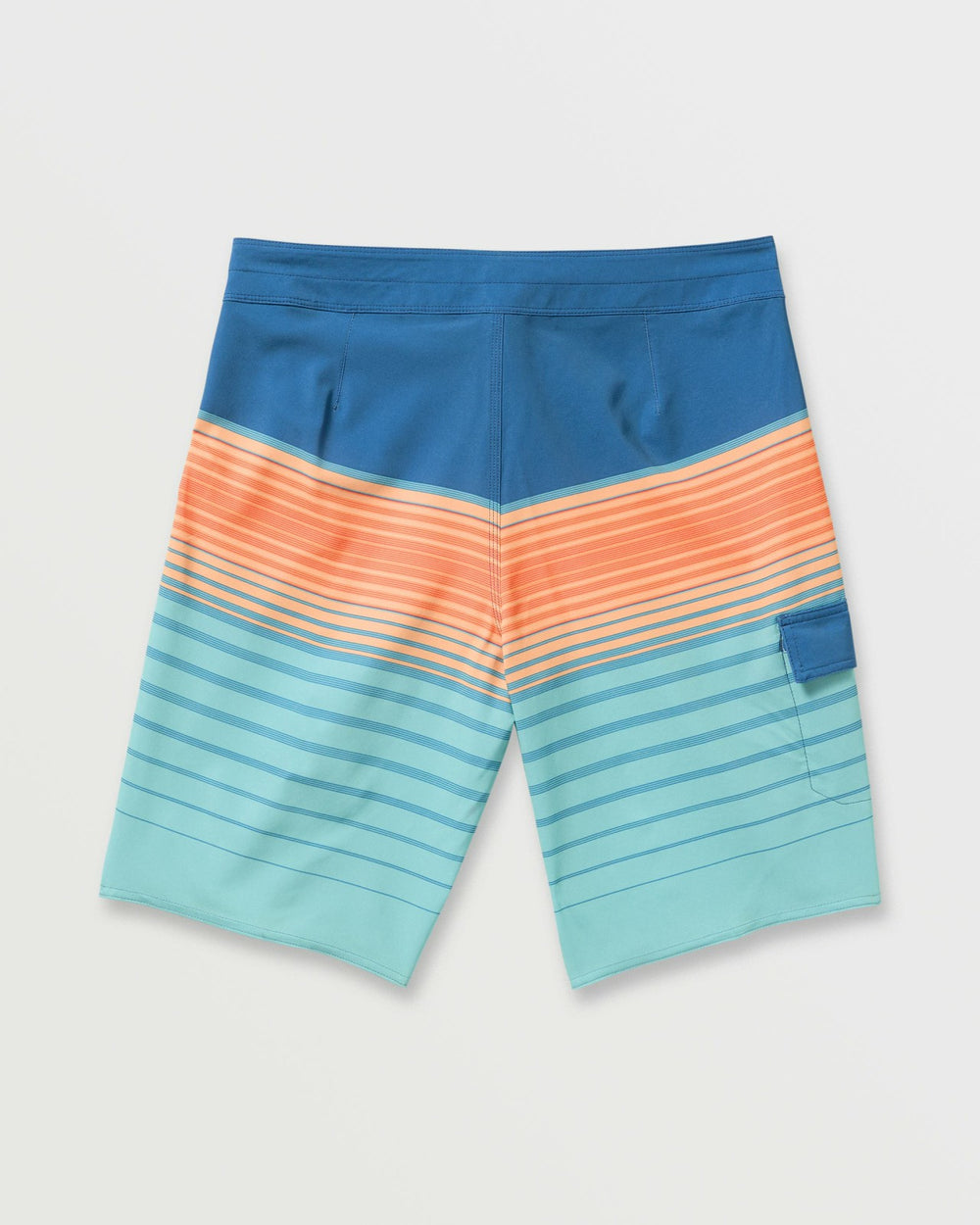 All Day Stripe Pro Performance 20" Boardshorts - Deep Blue