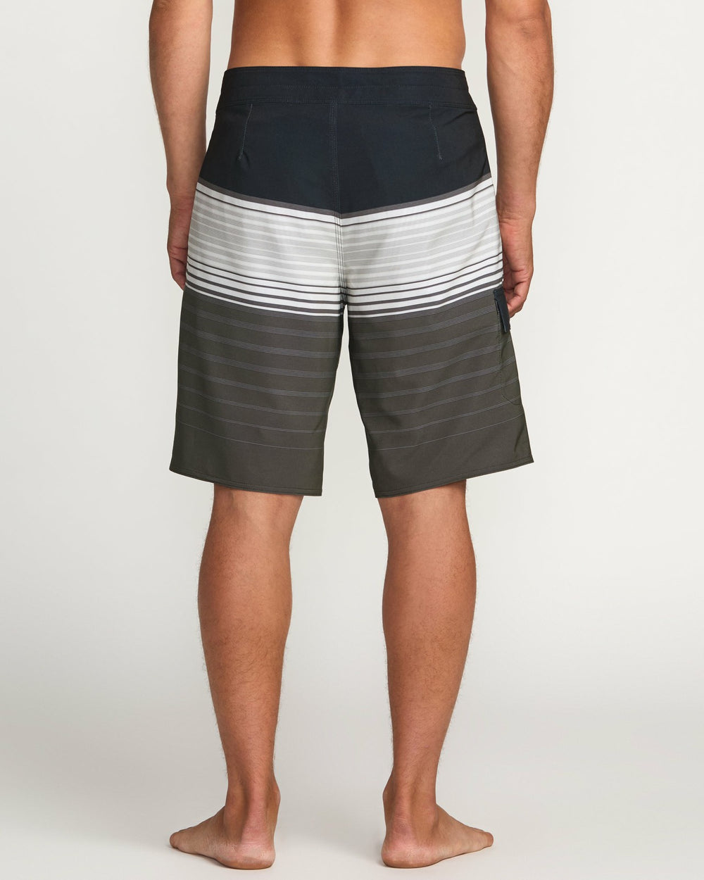 All Day Stripe Pro Performance 20" Boardshorts - Pewter