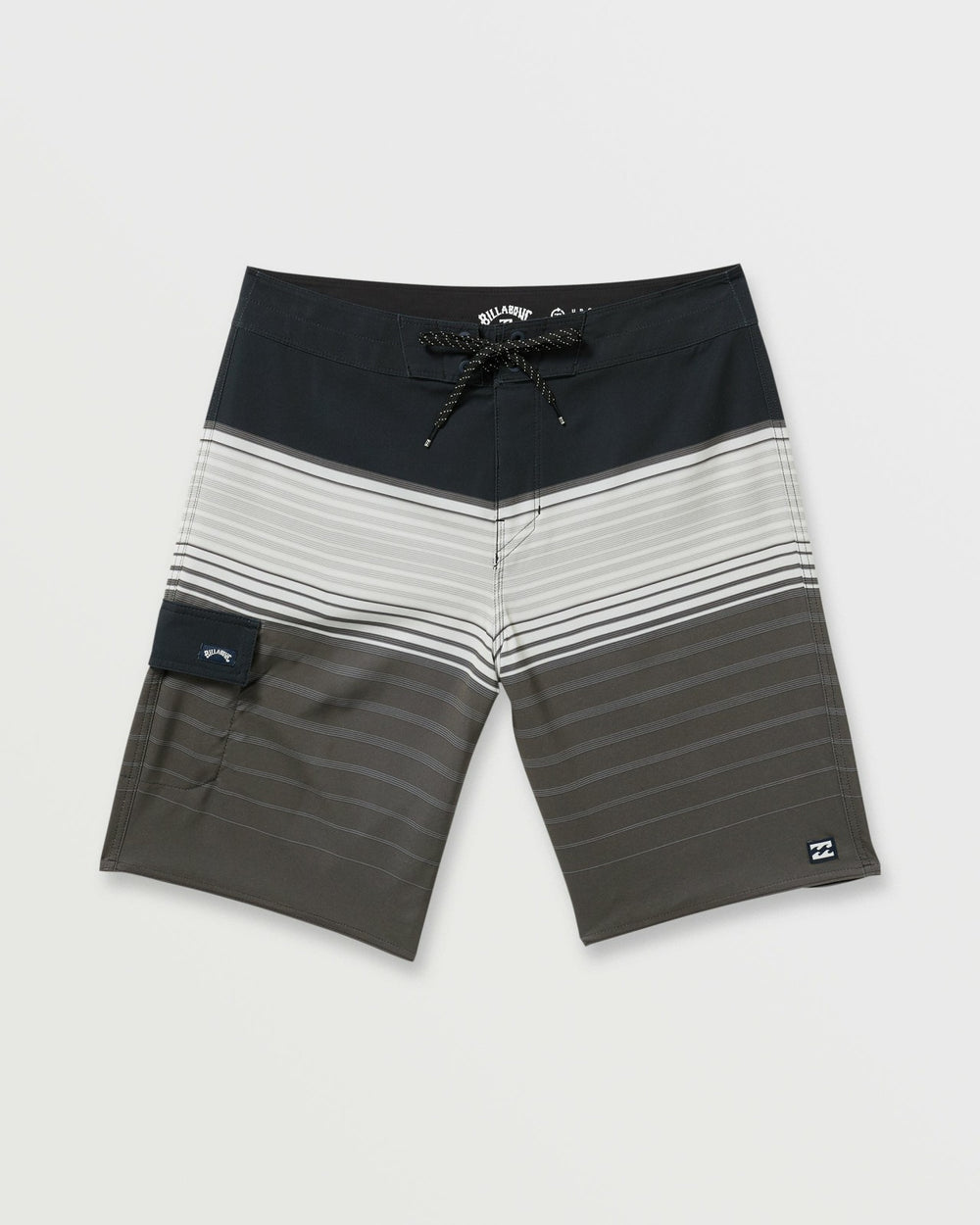 All Day Stripe Pro Performance 20" Boardshorts - Pewter