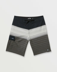 All Day Stripe Pro Performance 20" Boardshorts - Pewter