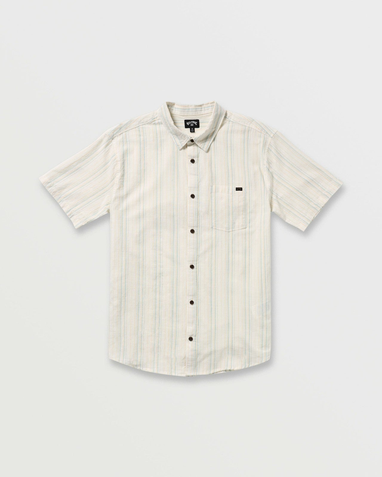 All Day Stripe Short Sleeve Shirt - Off White