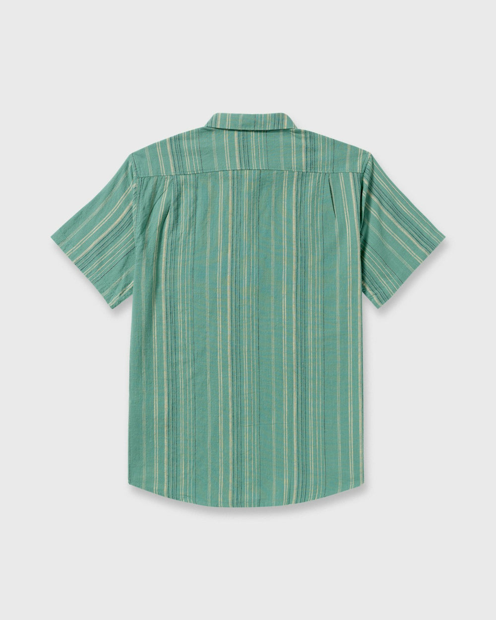 All Day Stripe Short Sleeve Shirt - Sage Green