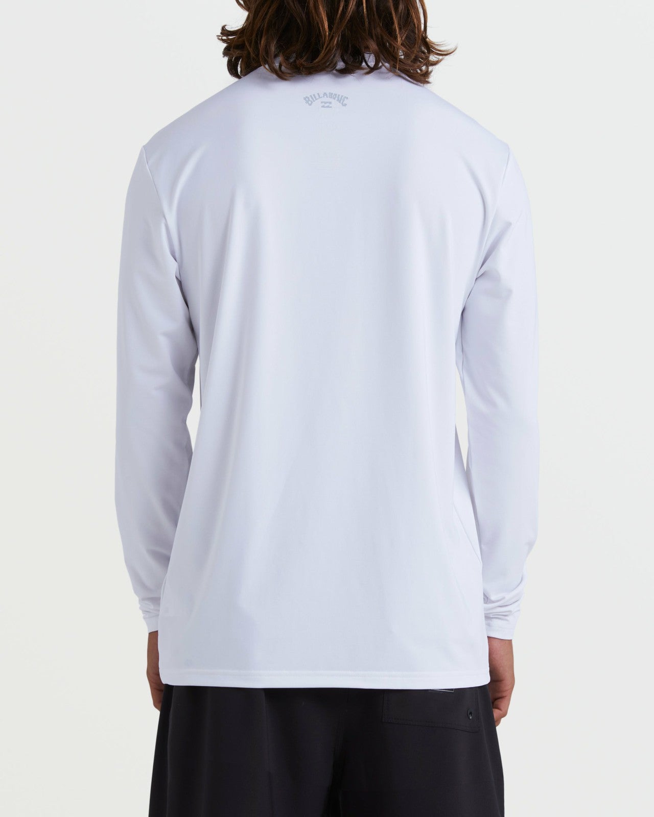 All Day Wave Loose Fit Long Sleeve Surf Tee - White
