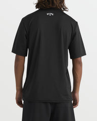 All Day Wave Short Sleeve Rashguard - Black