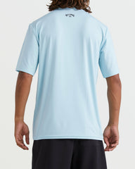 All Day Wave Short Sleeve Rashguard - Coastal Blue