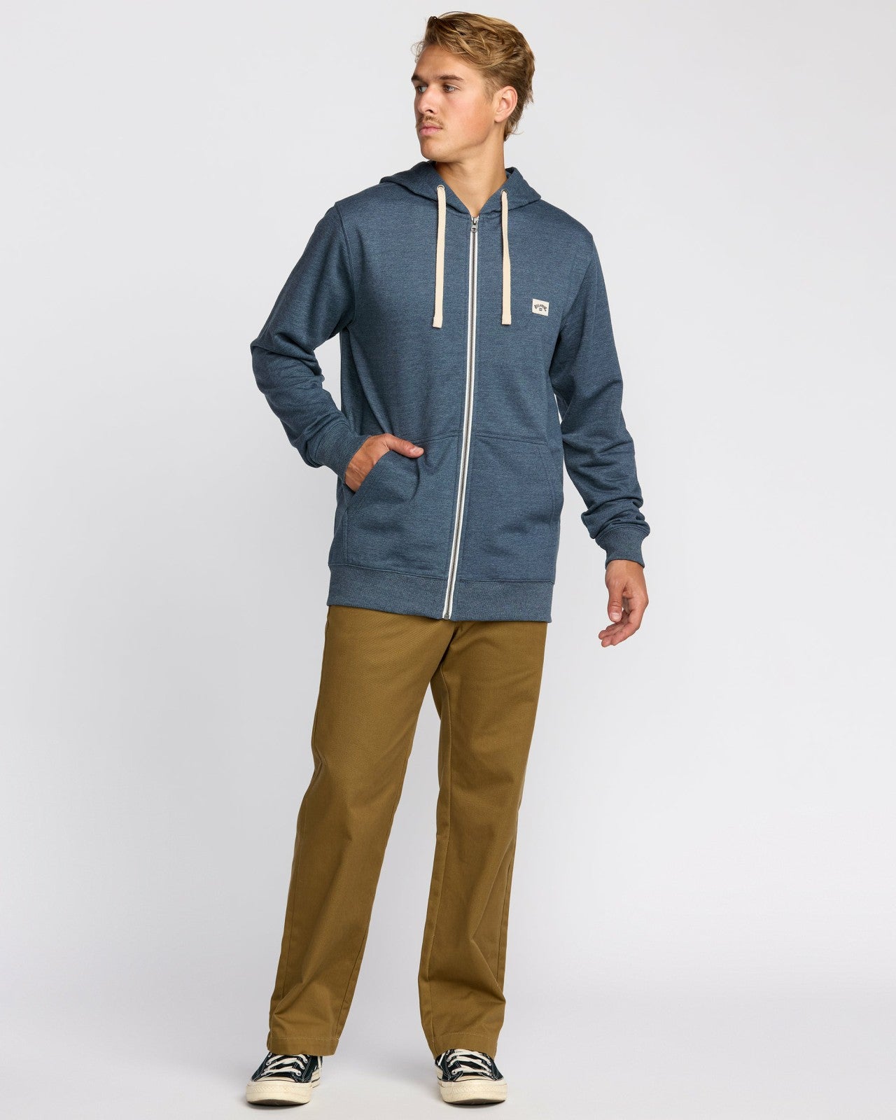 All Day Zip Sweatshirt - Midnight Blue