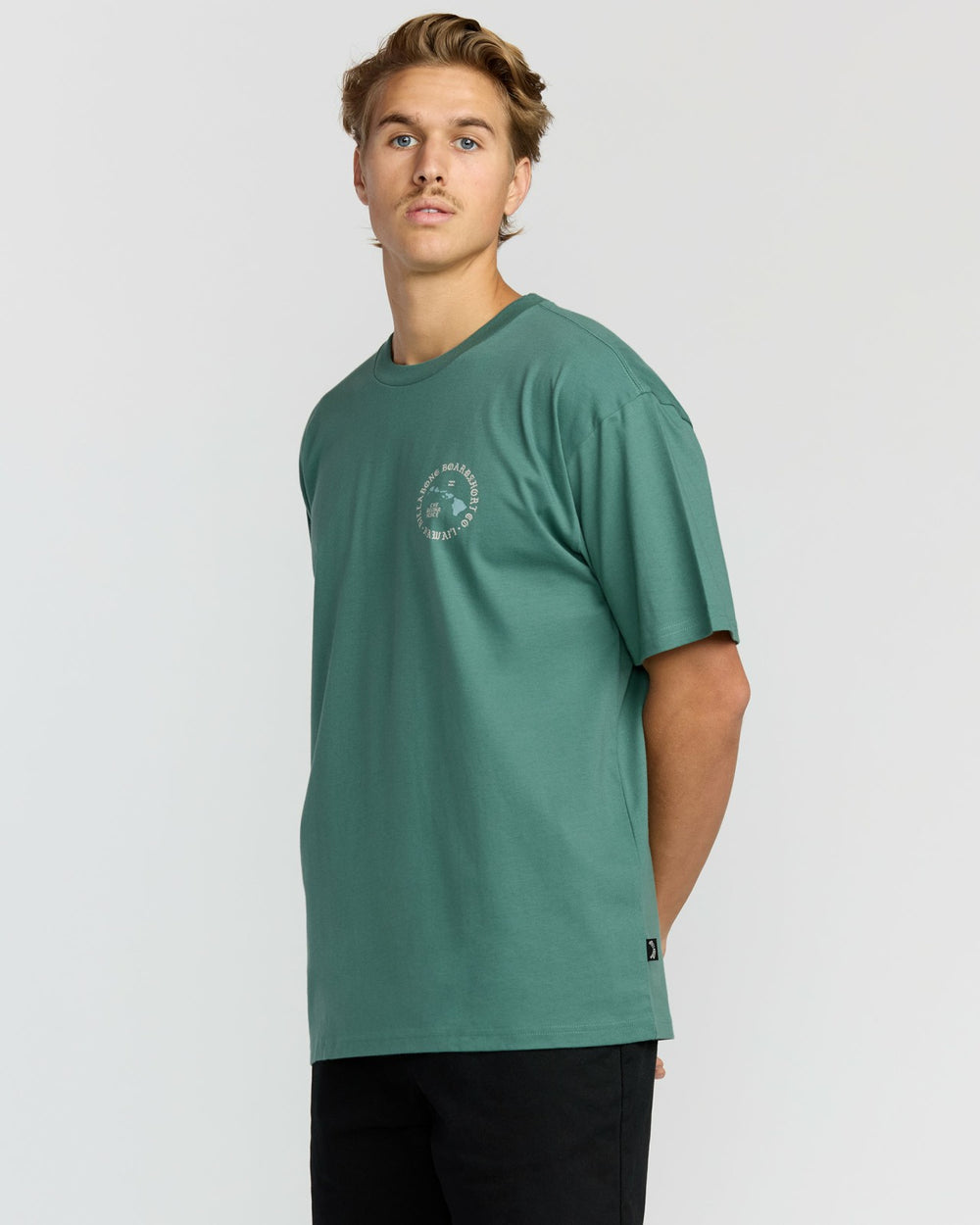 Aloha Island Hi Regular Short Sleeve T-Shirt - Sage Green