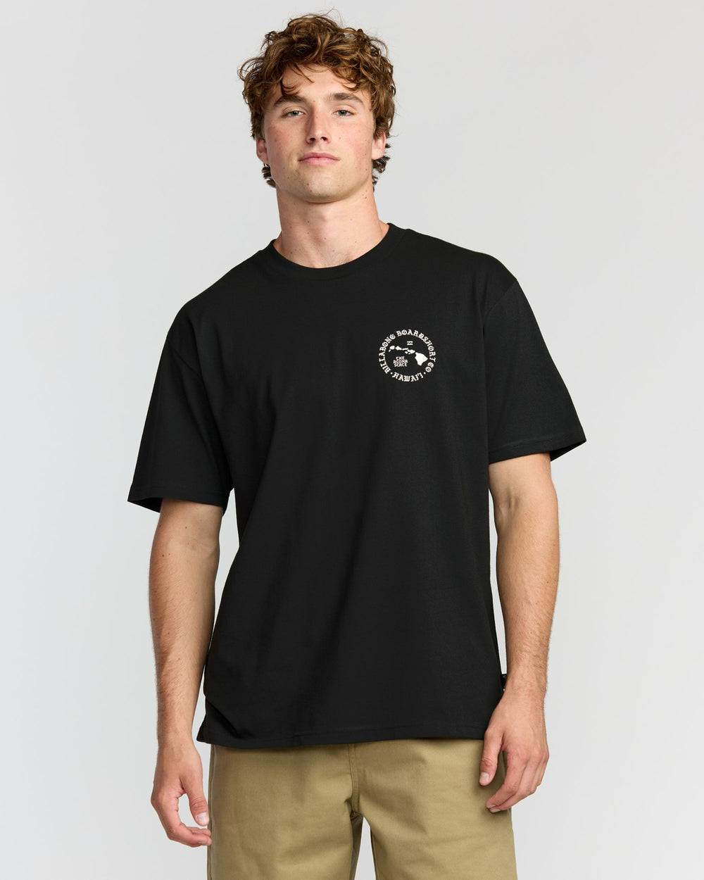 Aloha Island Hi Regular Short Sleeve T-Shirt - Washed Black
