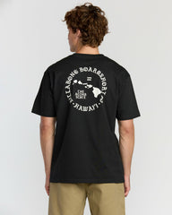 Aloha Island Hi Regular Short Sleeve T-Shirt - Washed Black