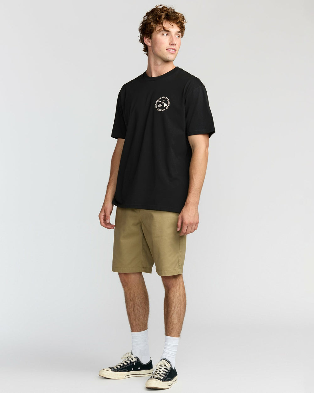 Aloha Island Hi Regular Short Sleeve T-Shirt - Washed Black