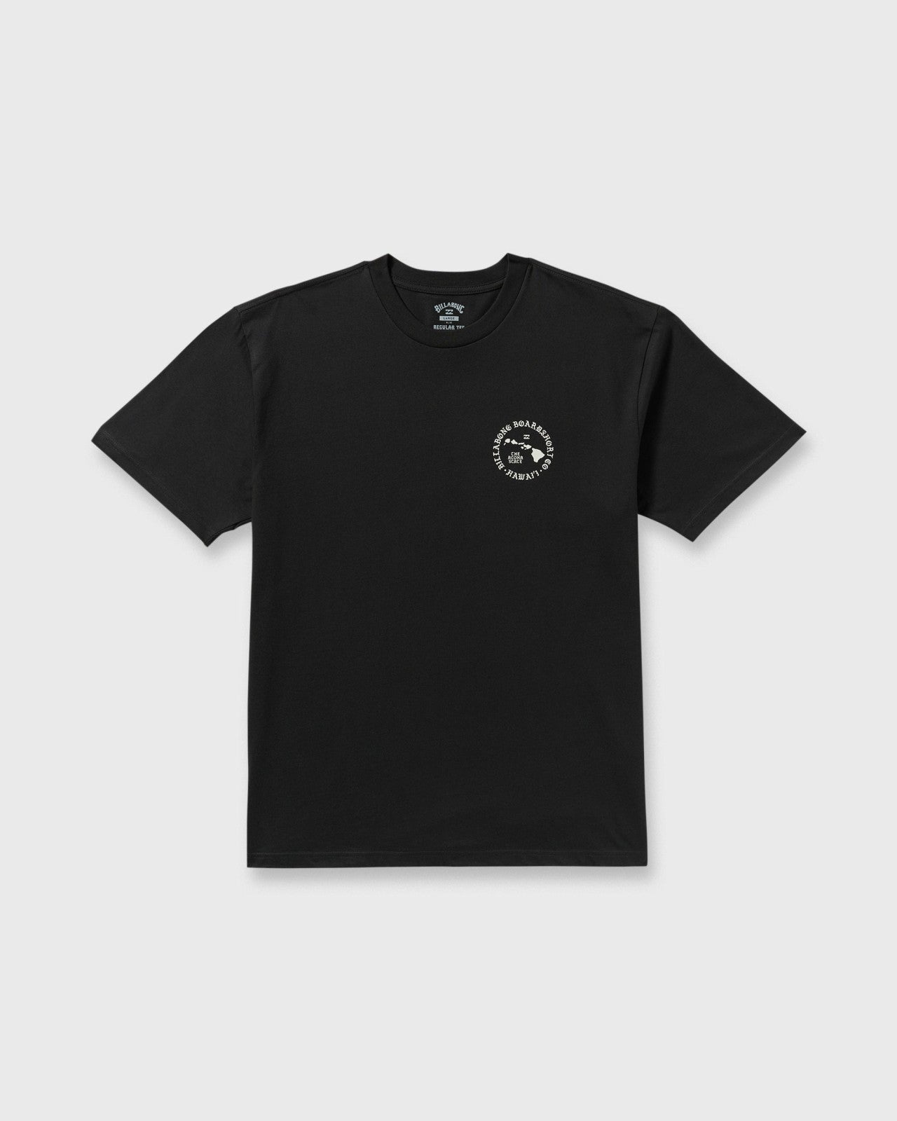 Aloha Island Hi Regular Short Sleeve T-Shirt - Washed Black