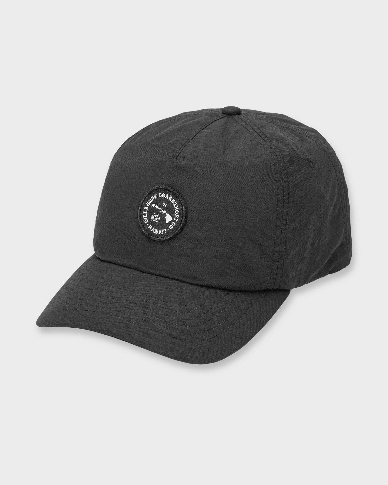 Aloha Island Hi Snapback Hat - Black