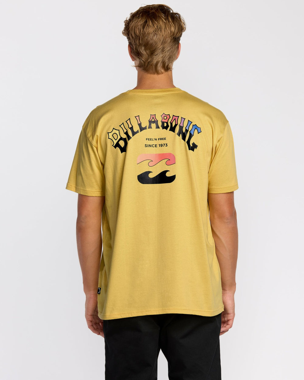Arch Fade Premium Short Sleeve T-Shirt - Dust Yellow