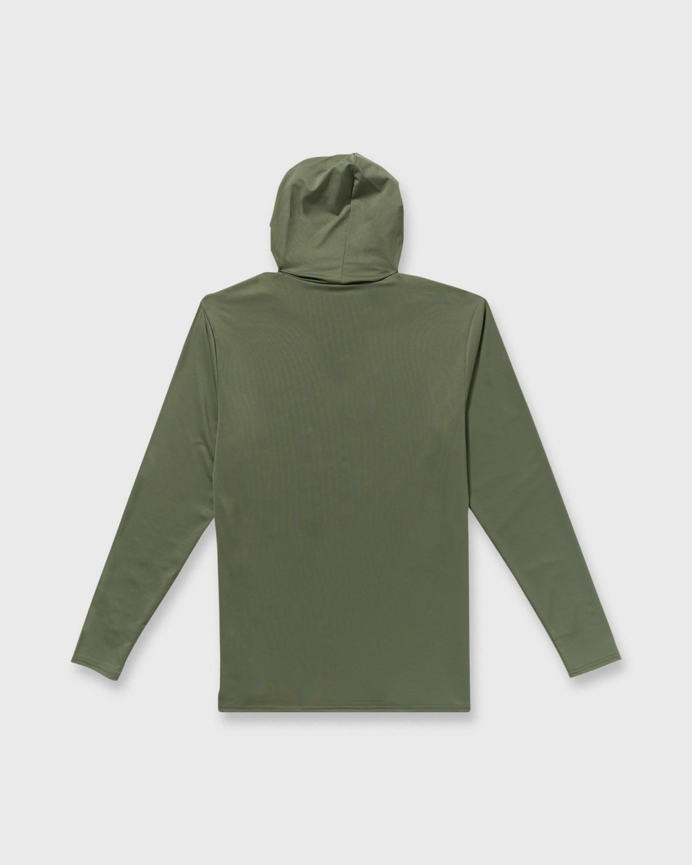 Arch Mesh Long Sleeve Hooded Surf Tee - Dark Military